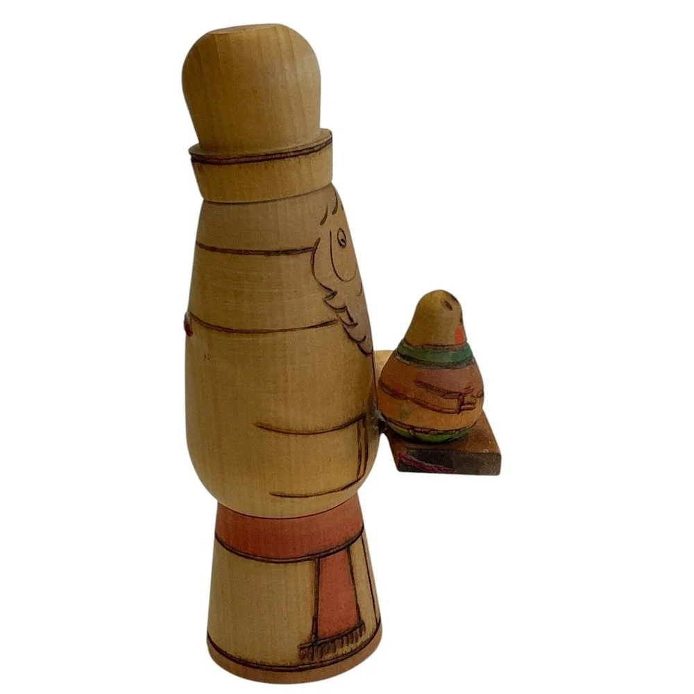 Santa Wood Russian Statue Russia Folk‎ Art Holiday Figurine Holiday Decor